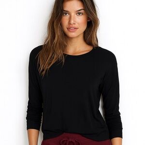 NWT Pink by Victoria’s Secret Basic Longsleeve Tee